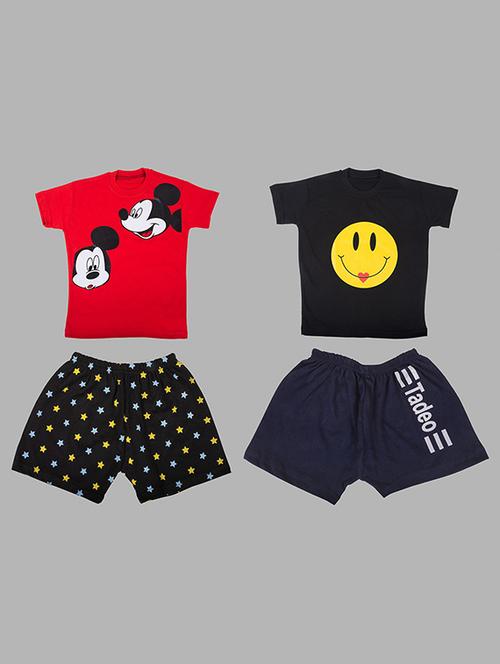 combo pack of printed shorts set - 19201437 - Very Small Image - 1