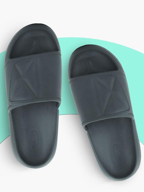 grey solid flip flop - 19201502 - Very Small Image - 1