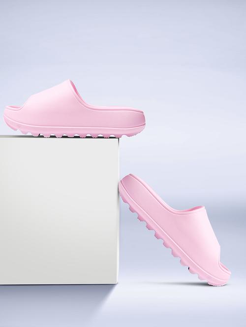 pink solid flip flops - 19201521 - Very Small Image - 1