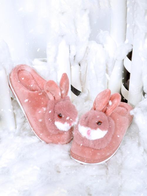 pink puffy rabbit flip flop - 19201597 - Very Small Image - 1