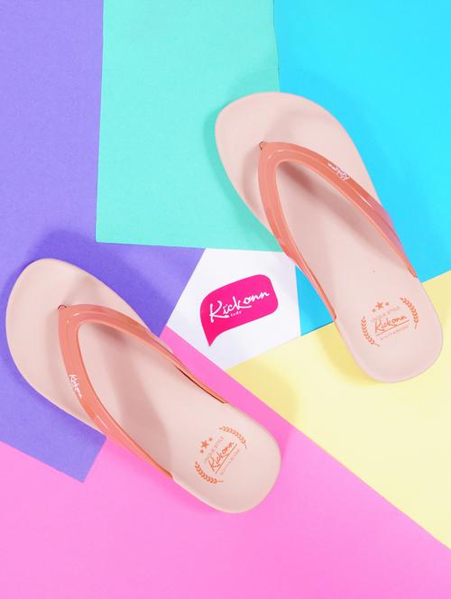 women pink flats flip flop - 19201690 - Very Small Image - 1