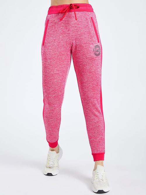 drawstring waist solid track pant - 19202603 - Very Small Image - 1