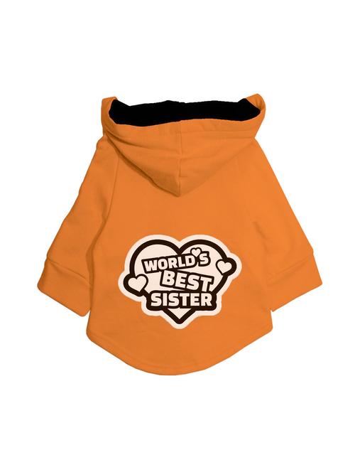 quirky printed full sleeves pet hoodie - 19204211 - Very Small Image - 1