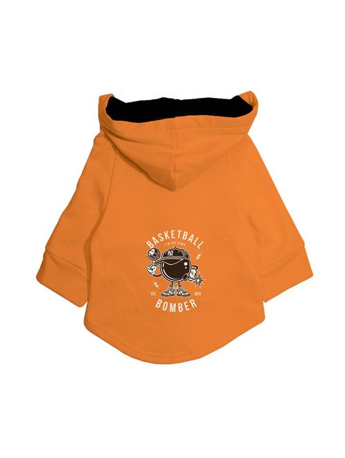 quirky printed full sleeves pet hoodie - 19204321 - Very Small Image - 1