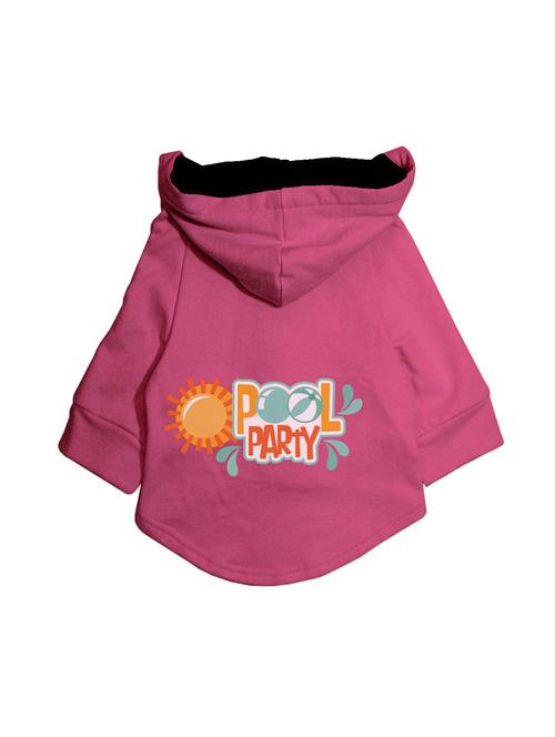 quirky printed full sleeves pet hoodie - 19204366 - Very Small Image - 1