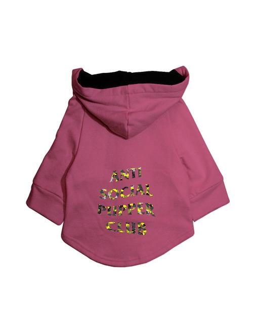 quirky printed full sleeves pet hoodie - 19204431 - Very Small Image - 1