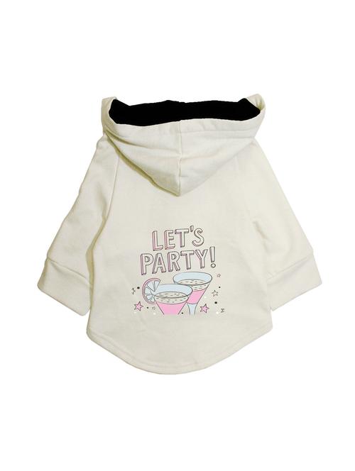 quirky printed full sleeves pet hoodie - 19204582 - Very Small Image - 1