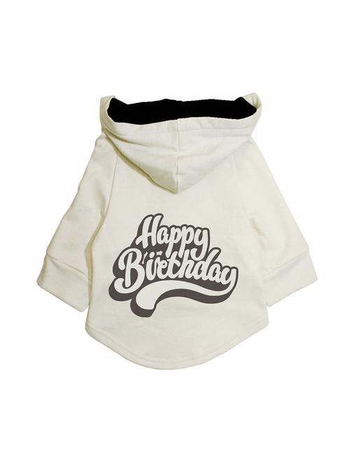 quirky printed full sleeves pet hoodie - 19204612 - Very Small Image - 1