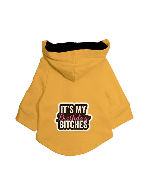quirky printed full sleeves pet hoodie - 19204717 - Very Small Image - 1