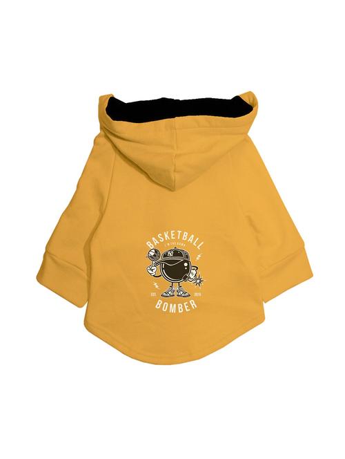 quirky printed full sleeves pet hoodie - 19204802 - Very Small Image - 1