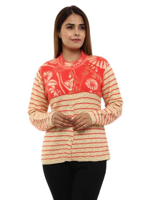 self design button up cardigan - 19204888 - Very Small Image - 1
