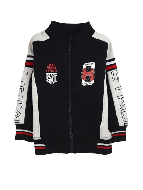 color blocked printed sweatshirt - 19205210 - Very Small Image - 1