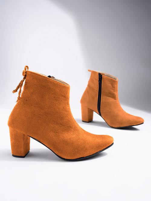 tan solid ankle boots - 19205991 - Very Small Image - 1