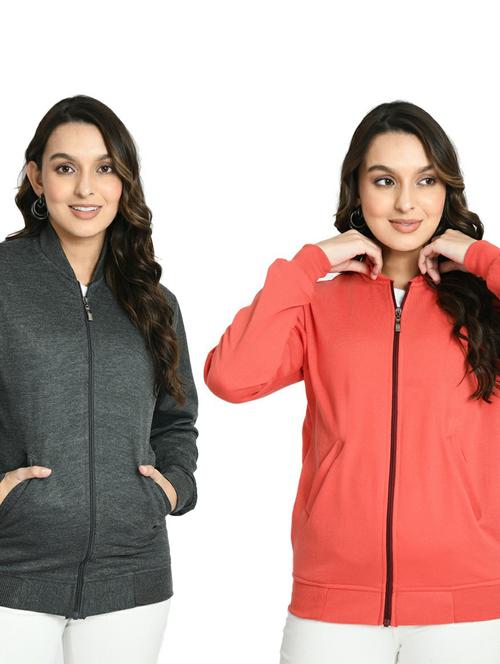 women multi coloured regular jacket set - 19207295 - Very Small Image - 1