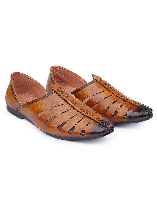 tan solid jutis & mojaris - 19207611 - Very Small Image - 1