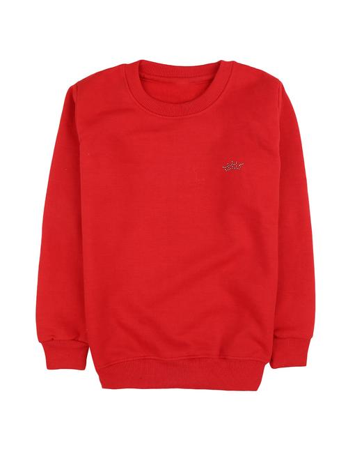 round neck solid regular sweatshirt - 19207622 - Very Small Image - 1