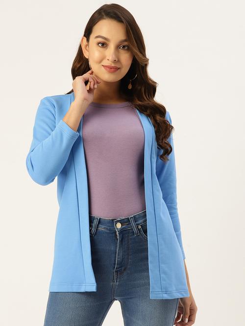 long sleeved solid regular shrug - 19207977 - Very Small Image - 1