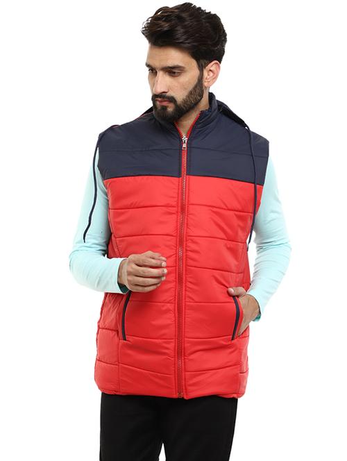 hood neck solid casual jacket - 19214870 - Very Small Image - 1