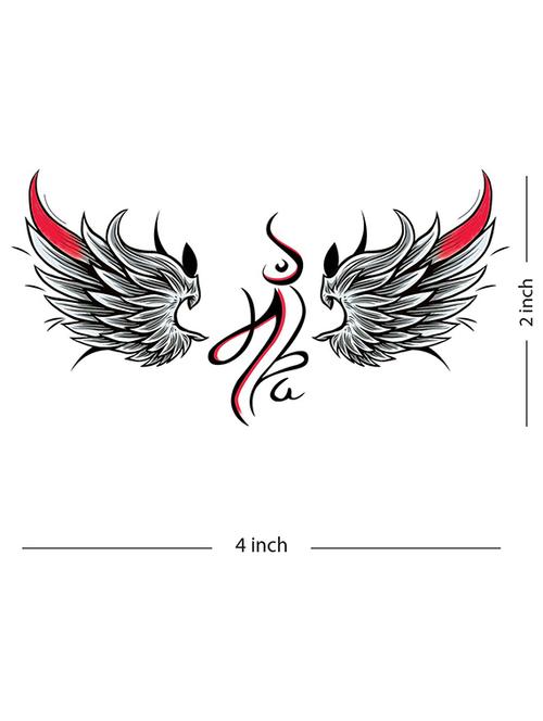 multi colored organic temporary tattoo sticker - 19215005 - Very Small Image - 1