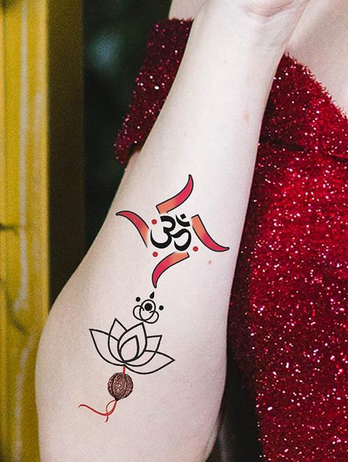 multi colored organic temporary tattoo sticker - 19215026 - Very Small Image - 1