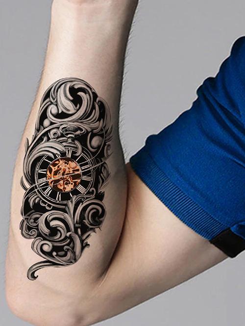 multi colored organic temporary tattoo sticker - 19215039 - Very Small Image - 1