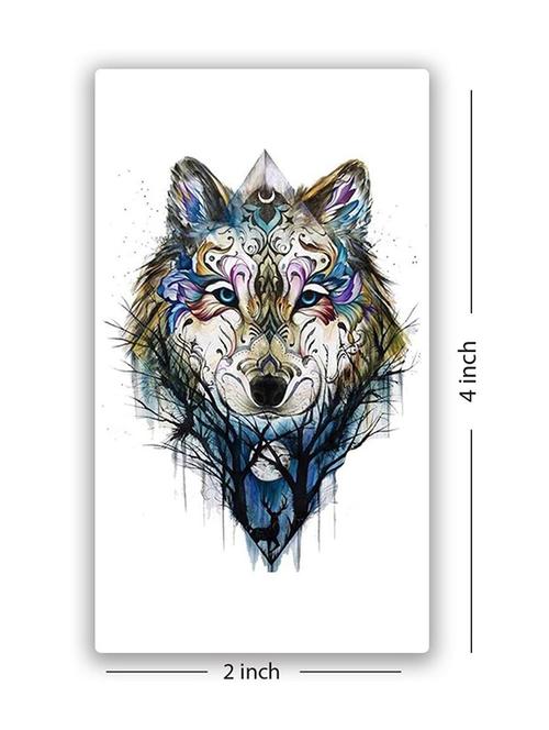 multi colored organic temporary tattoo sticker - 19215106 - Very Small Image - 1