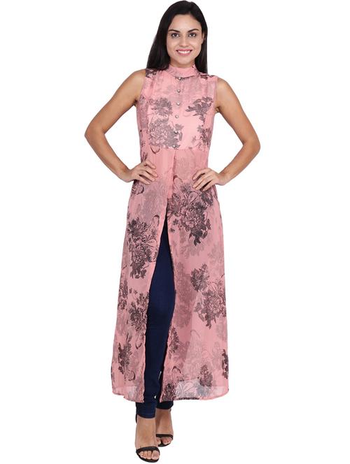 florals printed maxi tunic - 19215394 - Very Small Image - 1