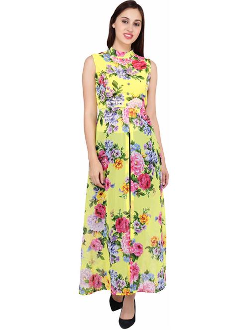 florals printed maxi tunic - 19215414 - Very Small Image - 1
