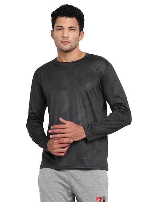 grey printed regular t-shirt - 19216098 - Very Small Image - 1
