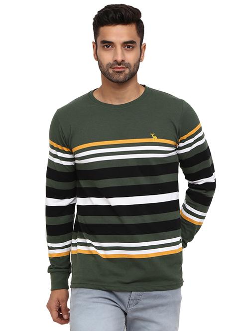 green striped regular t-shirt - 19216147 - Very Small Image - 1