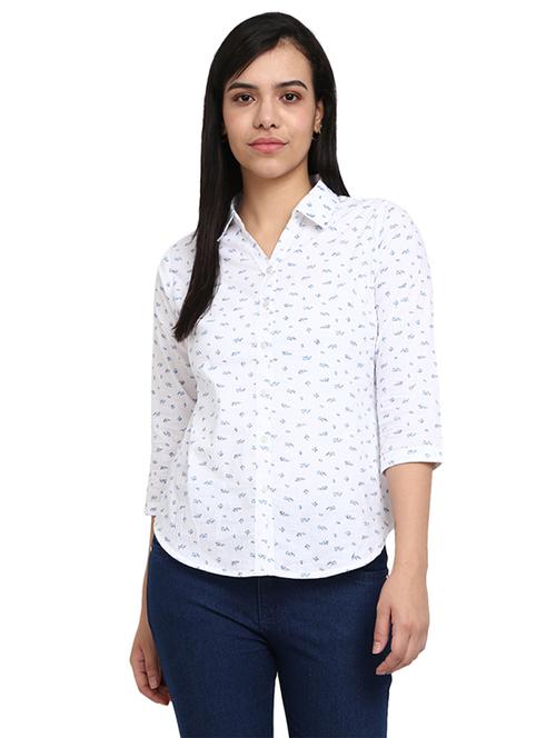 printed rayon regular shirt - 19216269 - Very Small Image - 1