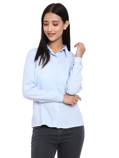 solids rayon regular shirt - 19216274 - Very Small Image - 1