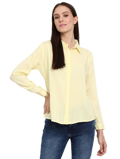 solids mellow yellow regular shirt - 19216284 - Very Small Image - 1