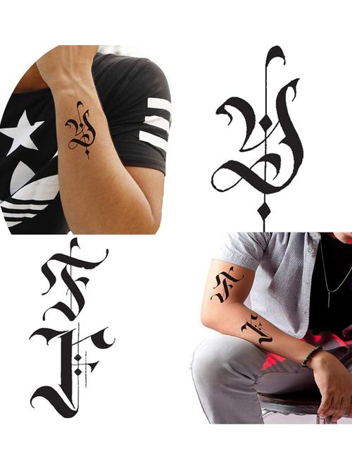 organic temporary tattoo sticker - 19216507 - Very Small Image - 1