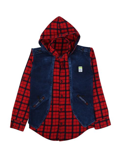 red cotton nylon shirt - 19216976 - Very Small Image - 1