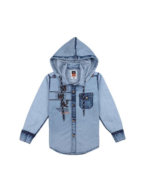 light blue poly acetate shirt - 19217053 - Very Small Image - 1