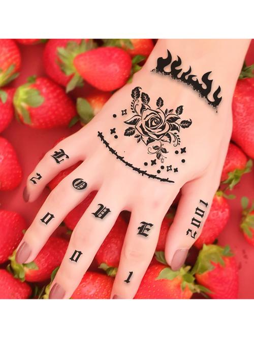 organic temporary tattoo sticker - 19217704 - Very Small Image - 1