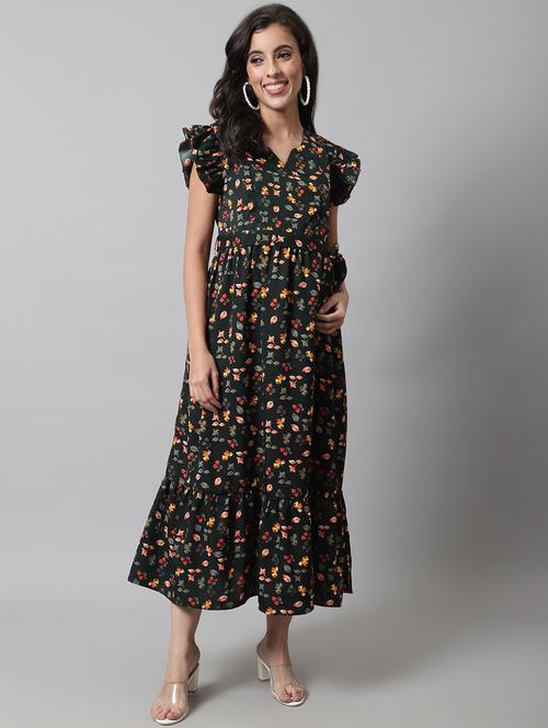 black printed maternity wear - 19218354 - Very Small Image - 1
