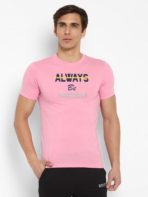 round neck chest-printed t-shirt - 19219206 - Very Small Image - 1
