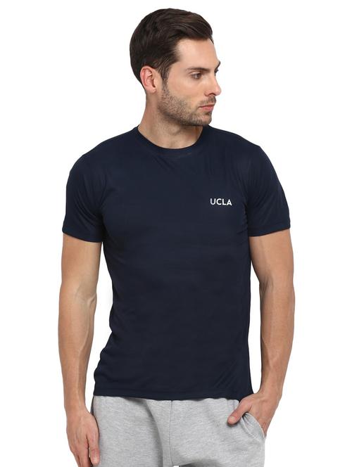 round neck chest-printed t-shirt - 19219271 - Very Small Image - 1