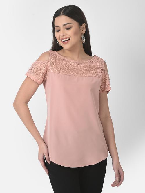 women's straight round neck top - 19220294 - Very Small Image - 1