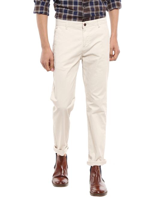 solid flat front casual trouser - 19220305 - Very Small Image - 1