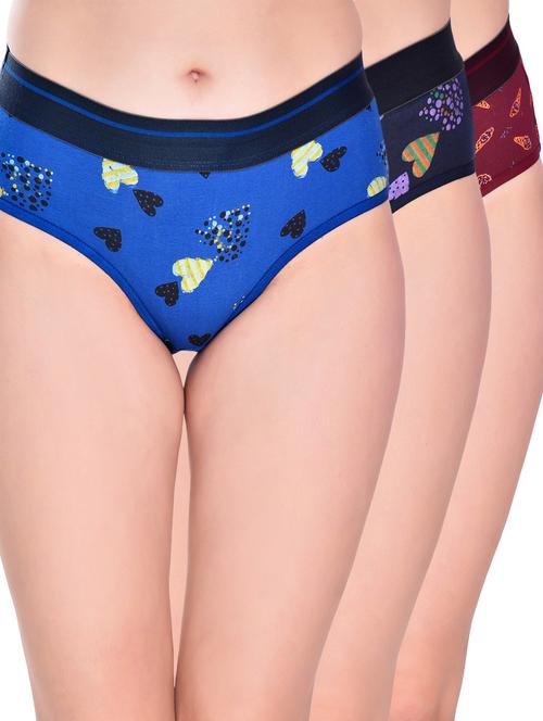 multi coloured printed panty - 19220960 - Very Small Image - 1