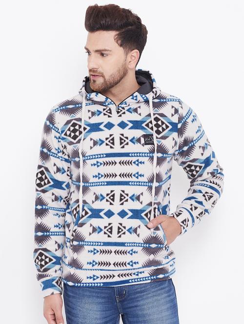 hood neck printed sweatshirt - 19221741 - Very Small Image - 1