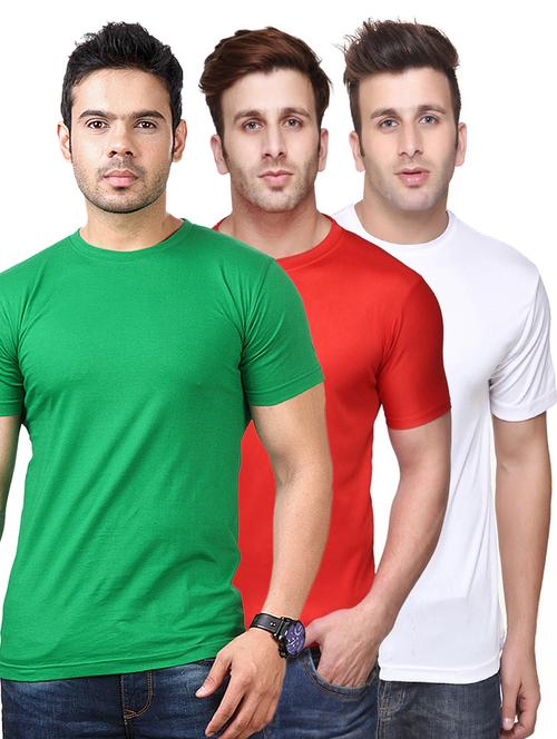 pack of 3 solid t-shirt - 19222405 - Very Small Image - 1