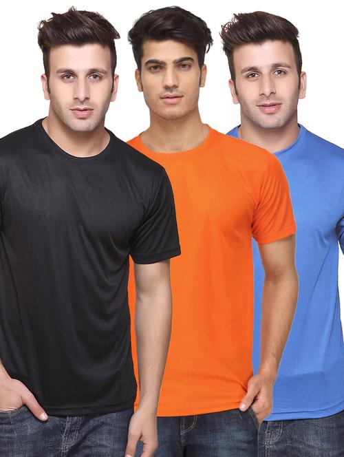 pack of 3 solid t-shirt - 19222456 - Very Small Image - 1