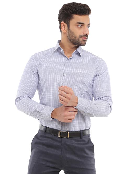 mens checks formal shirt - 19222657 - Very Small Image - 1