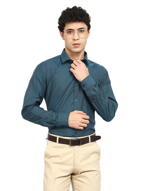 mens solids formal shirt - 19222740 - Very Small Image - 1