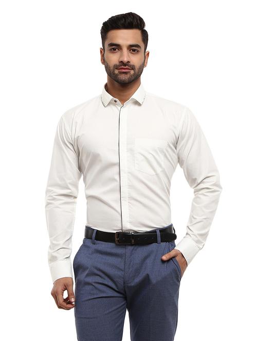 mens solids formal shirt - 19222765 - Very Small Image - 1