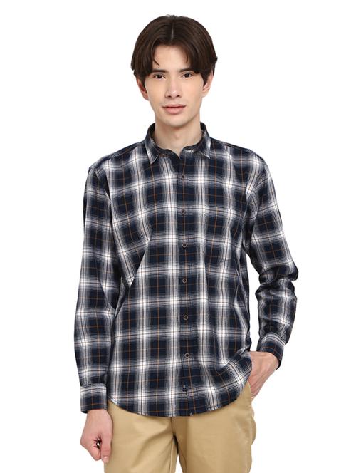 mens checks casual shirt - 19222992 - Very Small Image - 1
